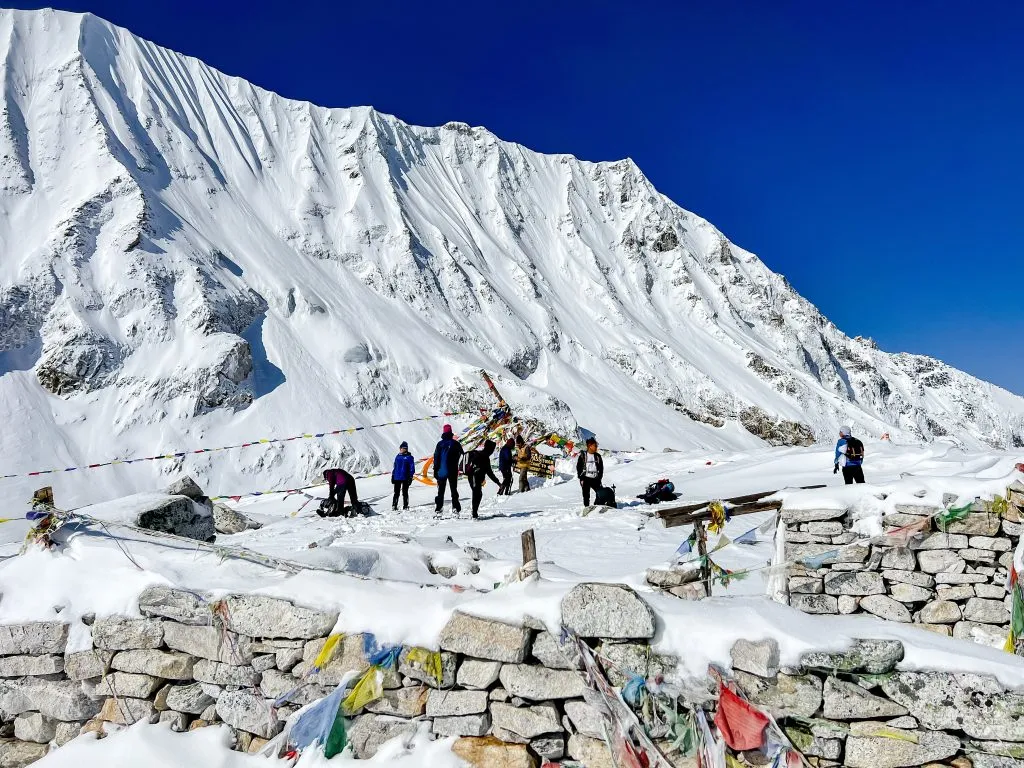 Průsmyk Larkya La, Manaslu Larke Pass Trek, Nepál